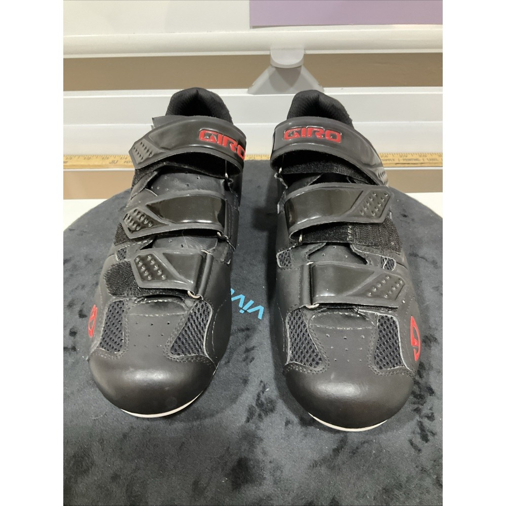 Giro Cylinder Black/Red Cycling‎ Shoes Size 43.5 10US